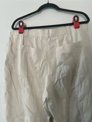 Universal Threads Cream Beige Baggy Utility Pants Large Hiking Outdoors Gorpcore thumbnail 4