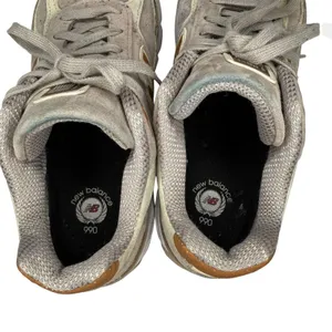 RARE New Balance 990v4 Women's Size‎ 9 Alabaster Suede Made In USA W990FA4 thumbnail 8
