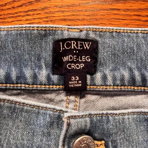 J Crew Wide‎ Leg Crop Jeans Women's Size 33 (Actual 36X23) Casual thumbnail 3
