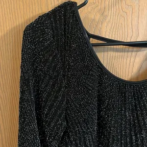 Deb Bodycon‎ Black Sparkle Dress with Open Back Medium thumbnail 7
