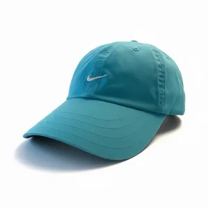 Y2K Nike Turquoise Swoosh Logo Baseball Cap Adjustable‎ Dad Hat One Size Preppy thumbnail 3