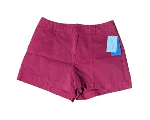 Universal Thread Magenta Pink High Rise Utility Shorts Womens Size 10‎ NWT thumbnail 1