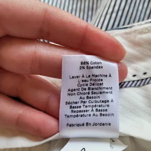 Talbots Navy and White Striped Hampshire Ankle Pants thumbnail 10