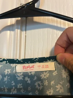 Floral dress Green Size L thumbnail 2