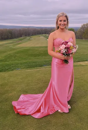 Prom Dress Sherri Hill Pink thumbnail 1