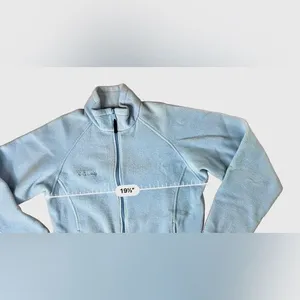 Columbia Blue‎ Benton Zipper Pocket High Neck Fleece Jacket MEDIUM Fall Autumn thumbnail 4