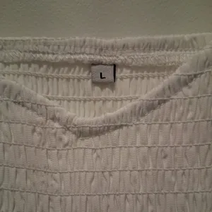 NEW Florboom Women’s Sweetheart Neckline Dress Smocked Tiered Skirt White size L thumbnail 5