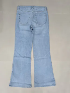 Lovers + Friends Light Blue High-Rise Wide-Leg Jeans Size 27 thumbnail 5