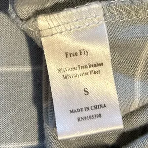 FREE FLY Womens Bamboo Dockside Sagebrush/White Stripe Tee Shirt Dress Sz S 💛 thumbnail 9