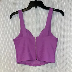 Crop Tank Purple Size M thumbnail 2