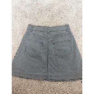 John Galt Mini Skirt Womens One Size Black Gingham Excellent A-Line Checkered thumbnail 3
