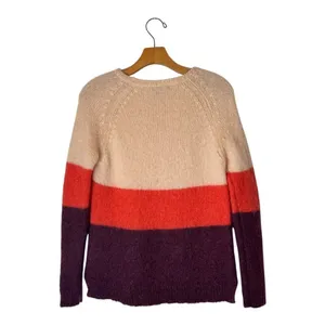 Anthropologie Needle Sweater Women Small Pink Louise Mohair Merino Wool‎ Knit thumbnail 3