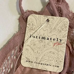 Free People Adella Cami Dusty Mauve | Size Large | NWT Feminine Crochet Top thumbnail 9
