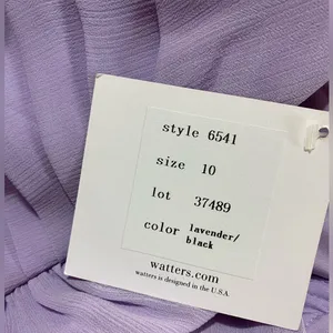 Watters & Watters Formal Dresses Lavender Purple‎ Size 8 & Size 10 Available NWT thumbnail 14