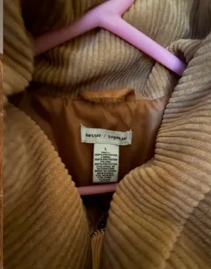 Corduroy Puffer Vest thumbnail 5