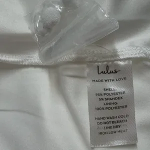 Lulus White Wedding Dress Small New Without Tags Bridal thumbnail 7
