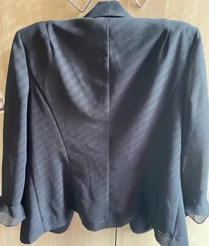 Vintage Plaza South Women’s Black Embroidered Women's Blazer jacket Size M10 thumbnail 8