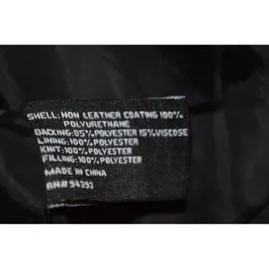 Coffee shop Womens Black Quilted Moto Jacket Studded Shoulder Zip‎ Up thumbnail 12