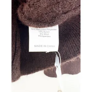 NWT Showpo Nerissa Cardigan Size 2 Brown Cinched Waist Puff Sleeve Wool Contour thumbnail 7