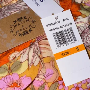 Floral Maxi Dress with Orange and Pink Accents MASON‎ & BELLE Josie Maxi Dress thumbnail 7
