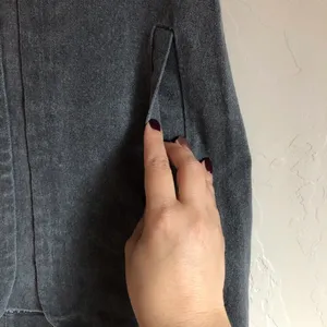 Catwalk Gray Denim‎ Mini Skirt thumbnail 3