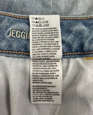 👖 American Eagle Outfitters Light Wash Super Stretch Jeggings thumbnail 9
