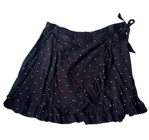 Arizona Black Polka Dot Wrap mini Skirt thumbnail 1