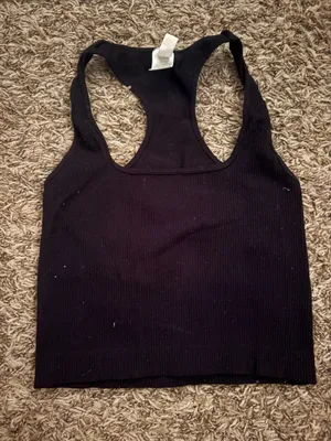 Dynamic Square neck cropped fitted tank thumbnail 2