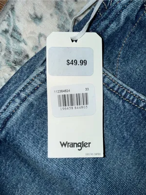 Wrangler Women's Medium Blue Denim Cutoff Shorts thumbnail 2
