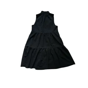 Lilly Pulitzer Novella Eyelet Lace Sleeveless Swing Dress Size XS‎ Onyx Black thumbnail 10