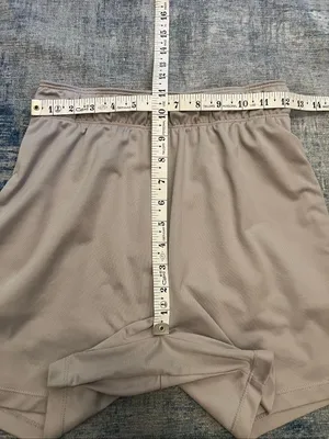 Nike Light Grey (Beige) Attack Dri Fit Mid Rise 5" Unlined Shorts Women's XS thumbnail 6
