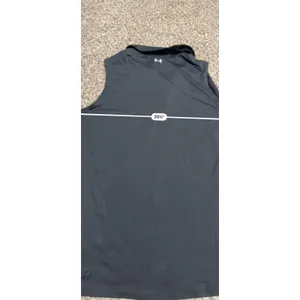 Under Armour Womens Zinger Sleeveless Golf Polo Shirt Black HeatGear XL New thumbnail 6
