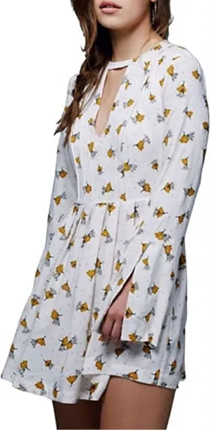Revolve Free People Teagan floral boho fit & flare dress thumbnail 1