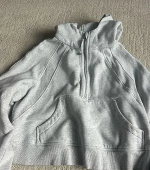 Lululemon Scuba Grey Zip-Up Hoodie thumbnail 1