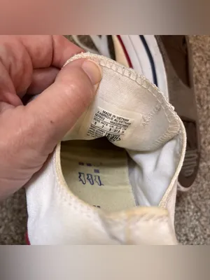 Converse Chuck Taylor Low Top White Canvas Sneakers Womens 7 thumbnail 7