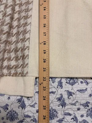 Mystree Corduroy Jacket S Cream Herringbone Mixed Media Utility Shacket fall thumbnail 10