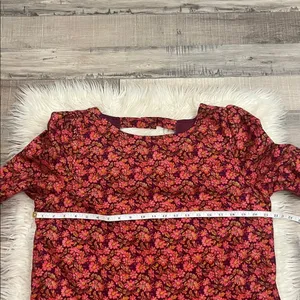 NWT Free People ‘The Avenue’ floral stretch cotton scoop back mini dress XL thumbnail 5