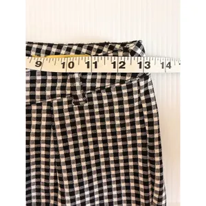 Maeve‎ by Anthropologie Gingham Check Pants Women's Size 2 Black White thumbnail 6