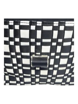White House Black Market WHBM 𖣴 Checkerboard Chain Handle Mini Bag 𖣴 B + W 𖣴 thumbnail 9