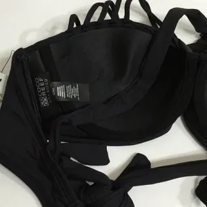 New. COCO REEF adjustable multi-way black Strappy bikini top. 32/34-C thumbnail 11