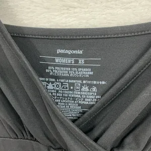 Patagonia Black V-Neck Mini DressA551 thumbnail 3