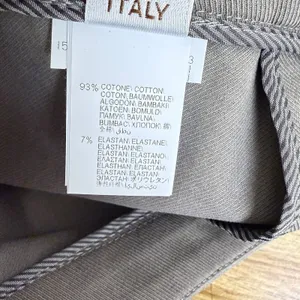 Brunello Cucinelli Slim Fit Pants Womens Size 6 Taupe Skinny Leggings Italy 29" thumbnail 12