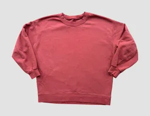 Lululemon Oversized Crewneck Sweatshirt Pink Salmon Women's sz M/L Athleisure thumbnail 1