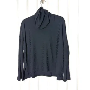 Free People Movement Black Ribbed Turtleneck Boxy Top Womens Small thumbnail 9