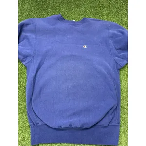 Vintage‎ Champion Reverse Weave Crewneck Sweatshirt Blue purple XXL Blank thumbnail 3