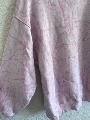 Dairy‎ Boy Women’s Pink Woodland Camo Oversized Sweatshirt Pullover Size Medium thumbnail 14