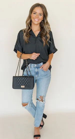 Black Quilted Crossbody Bag thumbnail 2