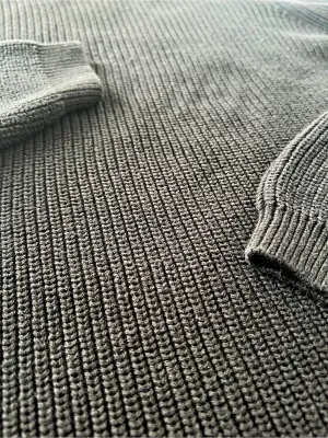 Goodthreads Women’s L Black 100% Cotton Shaker Knit Crewneck Sweater thumbnail 9