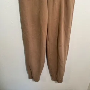 Hollister Women's Sz XS Ultra High-Rise Jogger Sweatpants Beige Tan Cotton Blend thumbnail 8