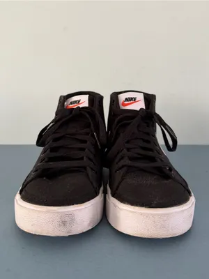 Nike Court Legacy Mid Canvas Black White Sneakers thumbnail 2